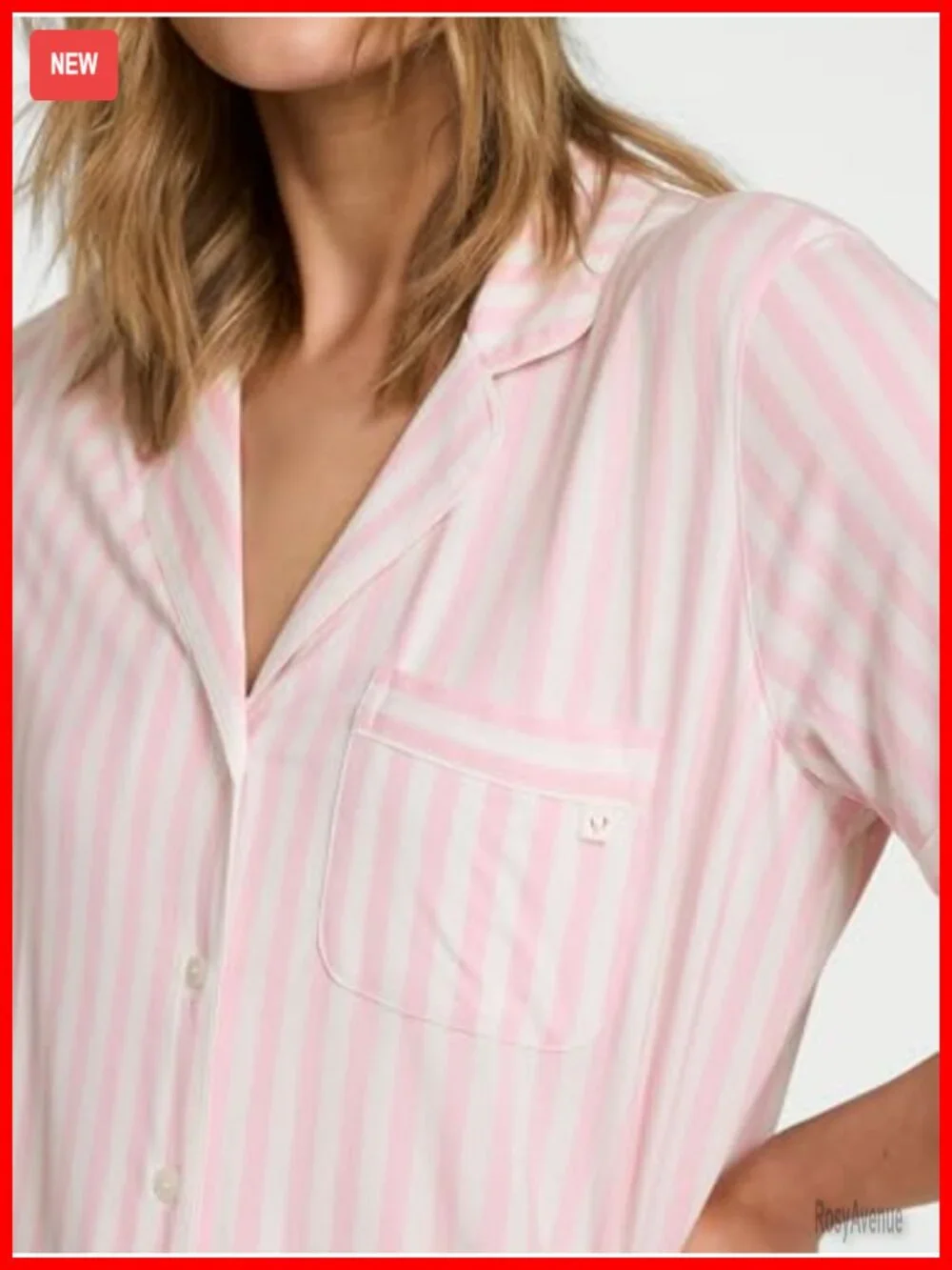 Modal Pajama Set, Short Sleeve Button Down Shirt and Shorts, Sleepwear Women